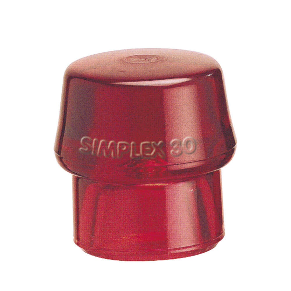 Einsatz SIMPLEX für Kopf-60mm Plastik, rot, hart